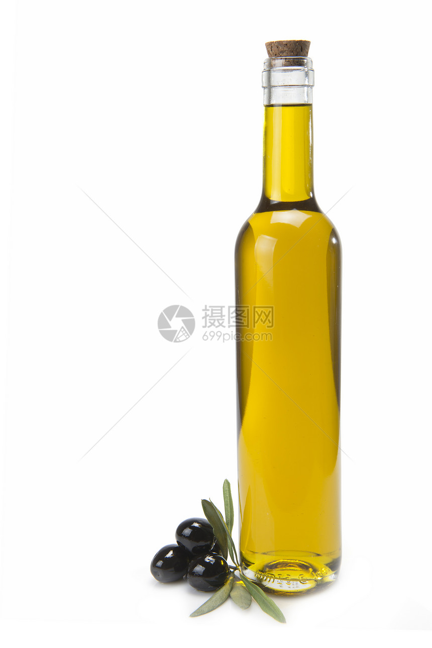 橄榄油瓶商业调味品饮食食物叶子沙拉树叶美食营养烹饪图片