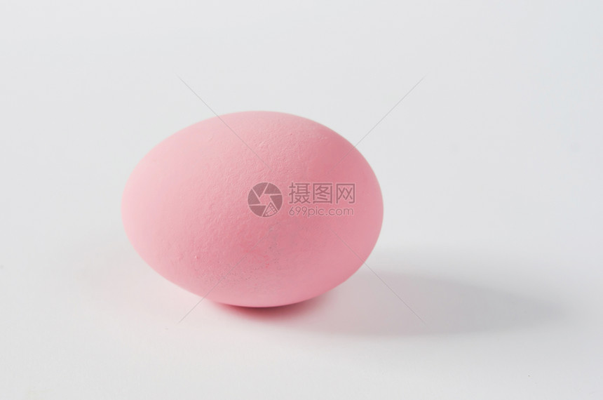 粉红蛋粉色展示食物季节性白色季节传统图片