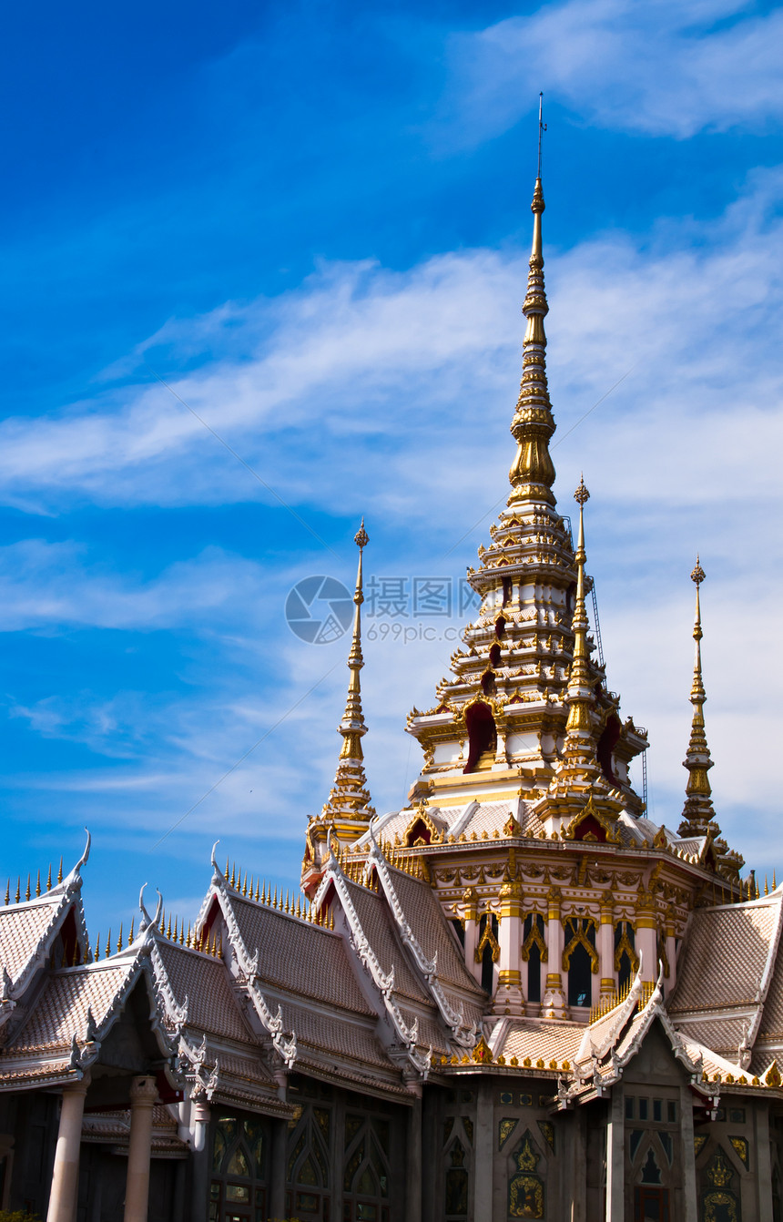 泰国寺庙白色信仰文化雕塑家具国家格式宗教图片