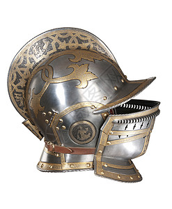 铁头盔铆钉金属传统比赛骑士背景图片