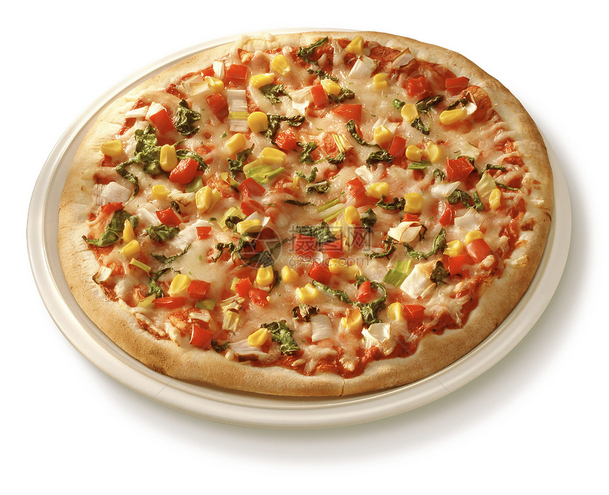 盘上披萨晚餐午餐辣椒香料白色酒吧食物绿色小吃盘子图片