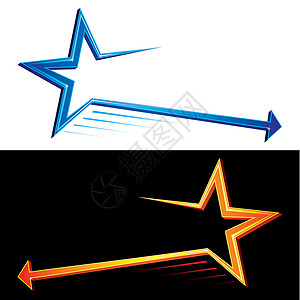 恒星符号星星速度推广身份公司徽标商业蓝色力量品牌背景图片