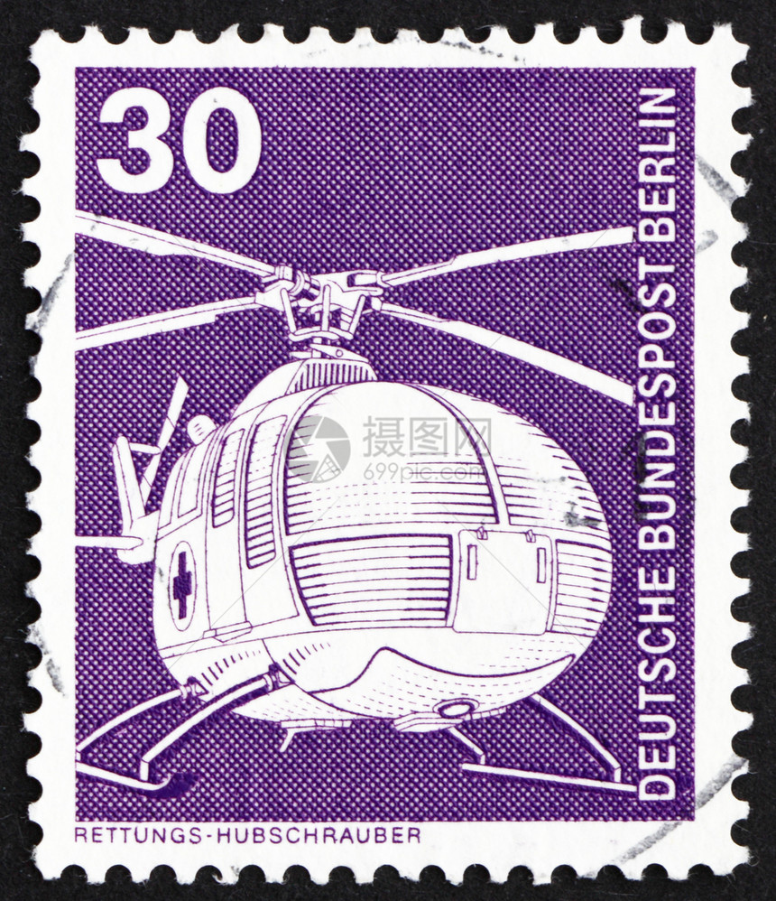 德国1975年 救援直升机 (德国1975年)图片