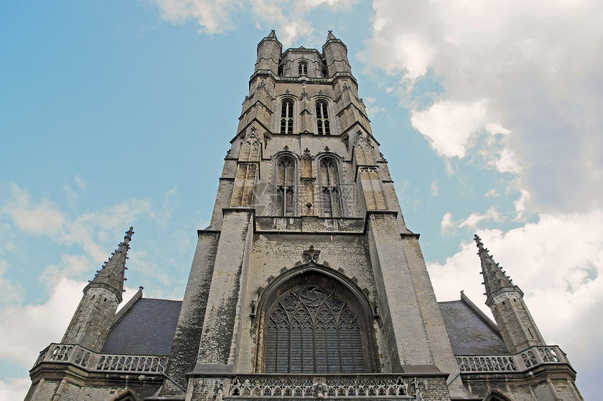 比利时大教堂Ghent历史访问绅士旅行大教堂尖顶帮派旅游图片