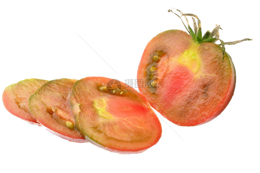黑番茄红色传家宝食物营养种子圆形蔬菜水果健康图片