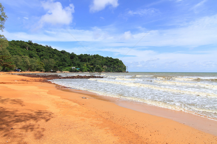 泰国海滩晴天情调旅游热带异国海岸假期照片海洋孤独图片