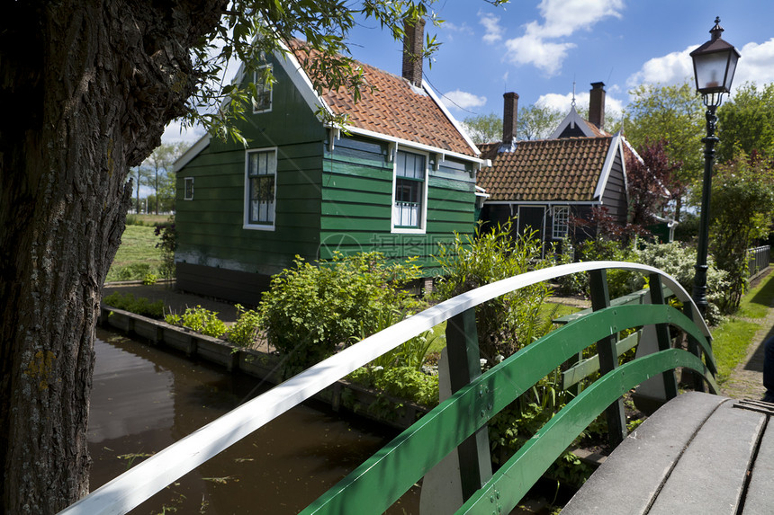 小型迷人的荷兰小镇图片