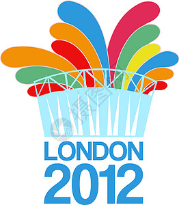 伦敦碗体育场2012年伦敦符号背景