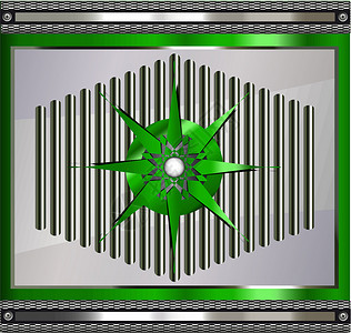 金属抽象矢量翻转背景的金属抽象矢量艺术星星创造力玻璃绿色剪贴簿废料爱好坡度艺术品背景图片