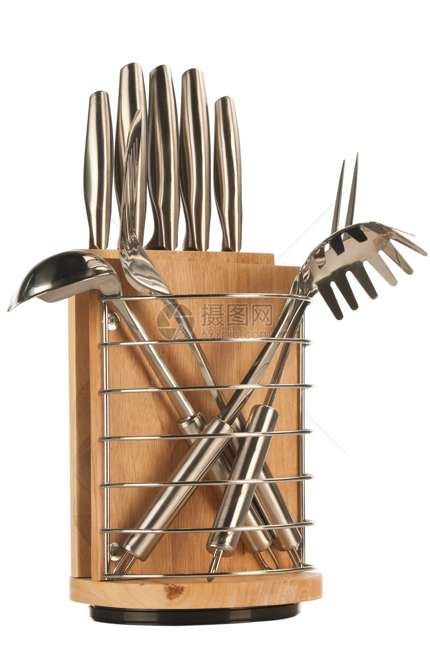 银厨房用具勺子烹饪工具餐具团体生活收藏金属钢包食物图片