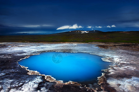 东西维利尔蓝色的冰岛高清图片