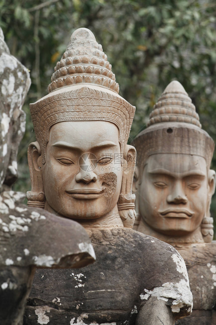 雕像石头高棉语雕塑图片