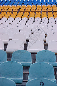 主席 椅子足球运动体育场休息论坛背景图片
