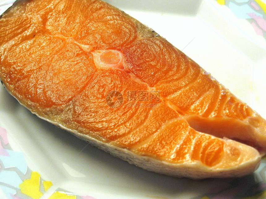 新鲜鲑鱼柠檬厨房炙烤鱼片海洋盘子寿司餐厅橙子市场图片