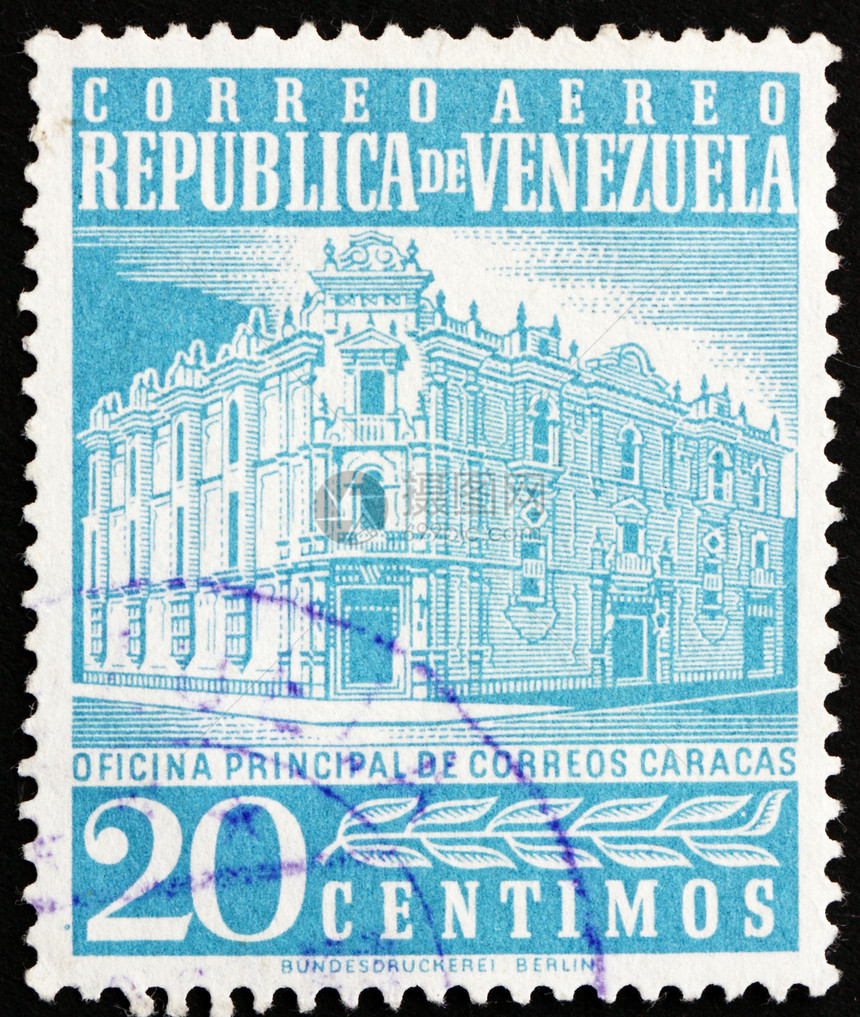 1958年委内瑞拉加拉加斯主要邮局 加拉加斯图片