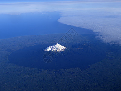 新西兰塔兰纳基山或埃格蒙特山高清图片