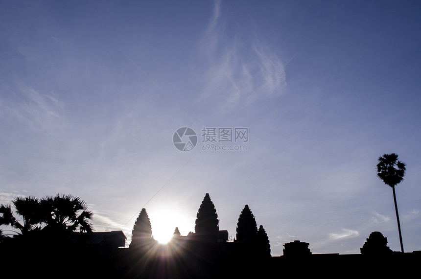 angkor wat 千瓦历史建筑学旅游文化寺庙旅行飞天宗教高棉语考古学图片