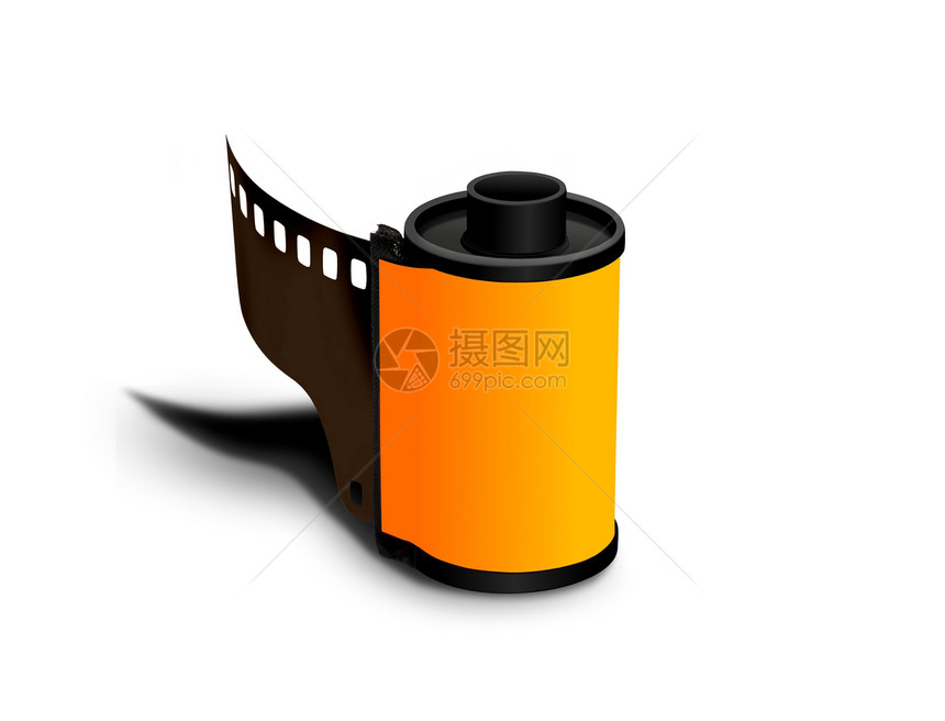 相机胶片框架磁带边界电影照片运动摄影娱乐黄色塑料图片