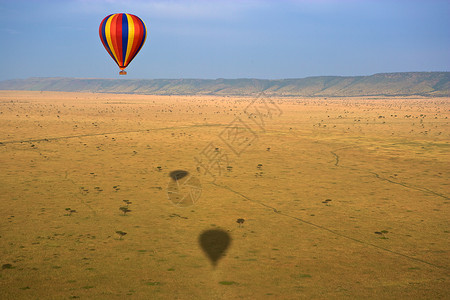 草原气球自然户外的高清图片