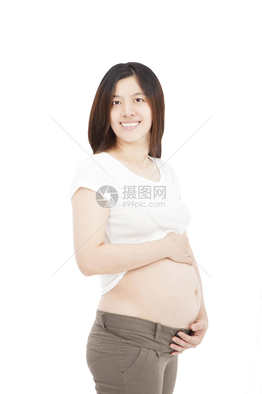 美丽的亚洲怀孕妇女图片