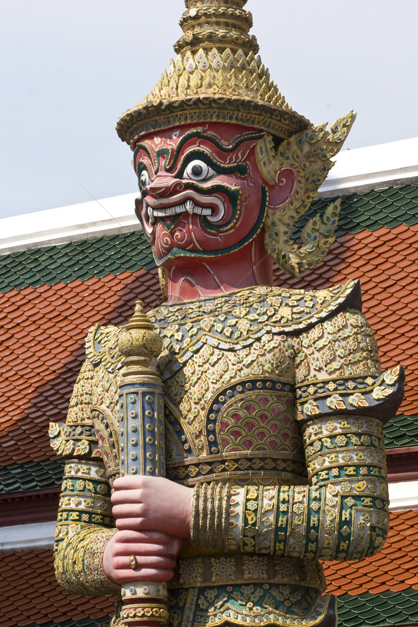 曼谷大宫神像曼谷佛教徒公园国家信仰历史寺庙建筑学雕像冥想宗教图片