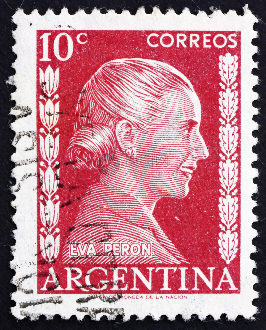 阿根廷1952年伊娃佩隆Eva Peron 埃维塔收藏办公室女性女士爱好集邮邮政船运邮资古董图片