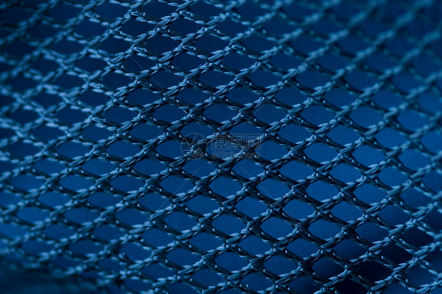 A 背景摘要网络纺织品艺术宏观钓鱼塑料艺术家蓝色创造力图片