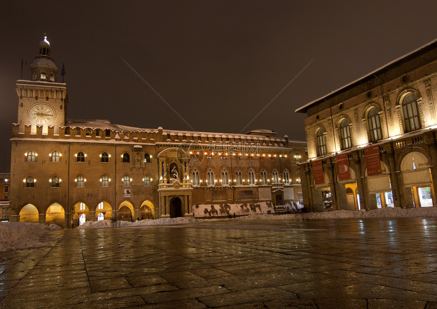 bologna 主方形娱乐外观场景建筑学旅游地面城市明信片历史性房间图片