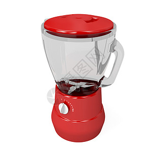 宽度搅拌机机器厨房红色家庭插图混合器电子烹饪榨汁机背景图片