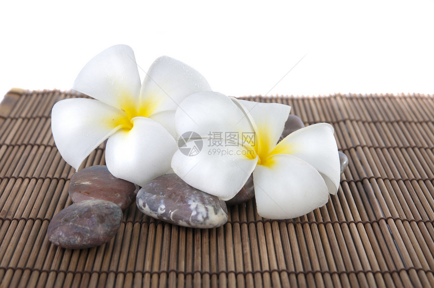 弗朗比帕尼鸡蛋花身体冥想香水花瓣福利热带温泉香味热石图片