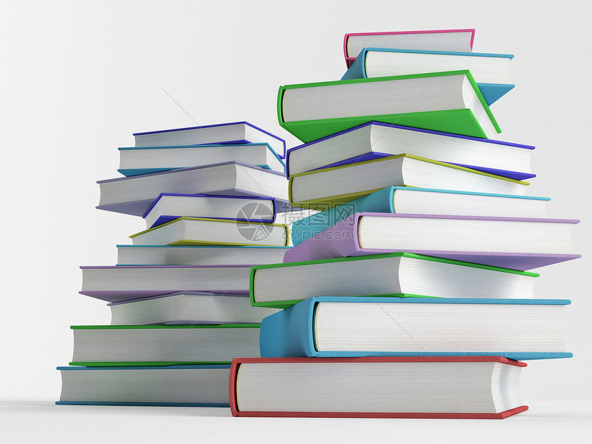藏着丰富多彩的书籍知识白色阅读训练教程床单图书馆智慧教育皮革图片