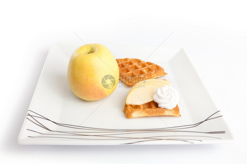 苹果酸盐切片水果食物香草奇异果柠檬食谱奶油蛋糕糕点小吃图片