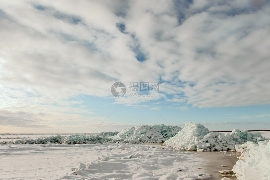 温冬拉多加湖地平线水晶支撑海岸线场景气候天气天空美丽风景图片