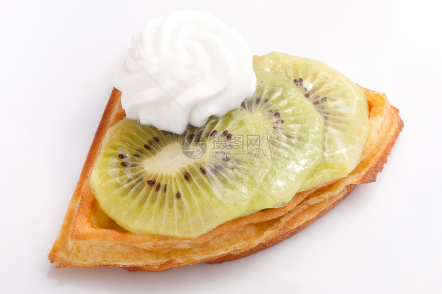 Kiwi tart 切片柠檬食谱食物杯子果汁甜点小吃奇异果香草早餐图片