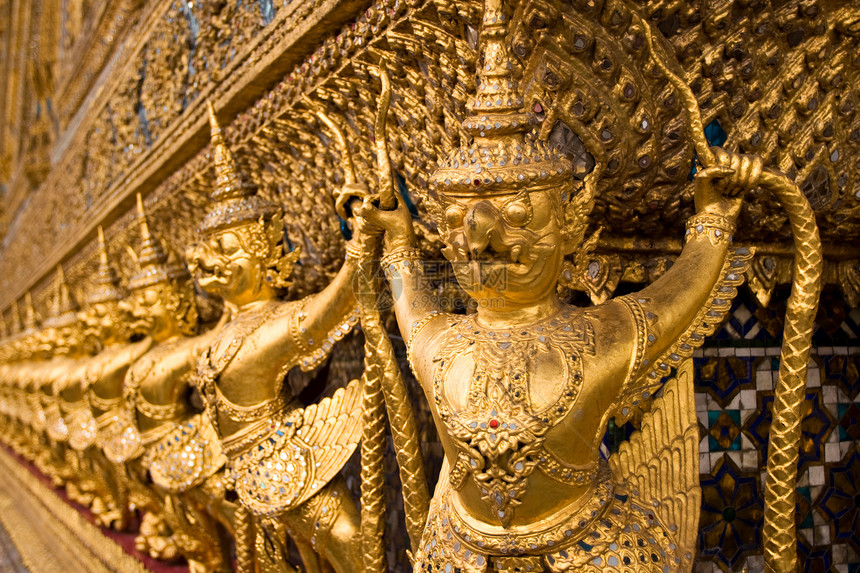 曼谷古老宫国王尖塔历史财富雕塑王国城堡文化旅游宗教图片