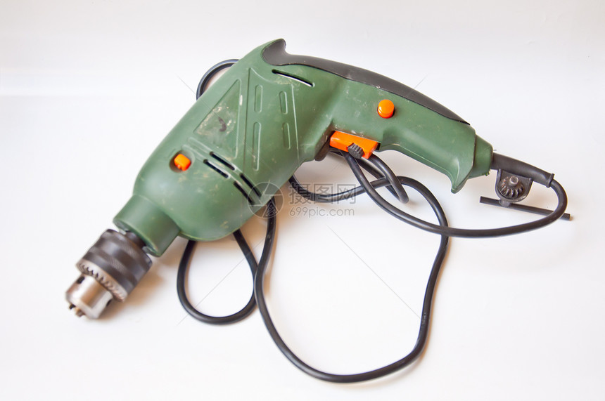 电电钻技术钻孔建设者绿色紧固件机器职业力量乐器工具图片
