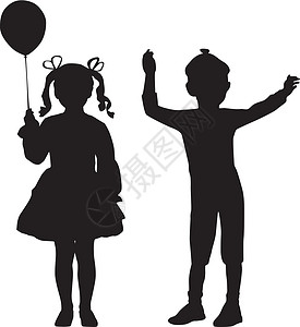 孩子们的轮椅女孩帽子男生气球背景图片