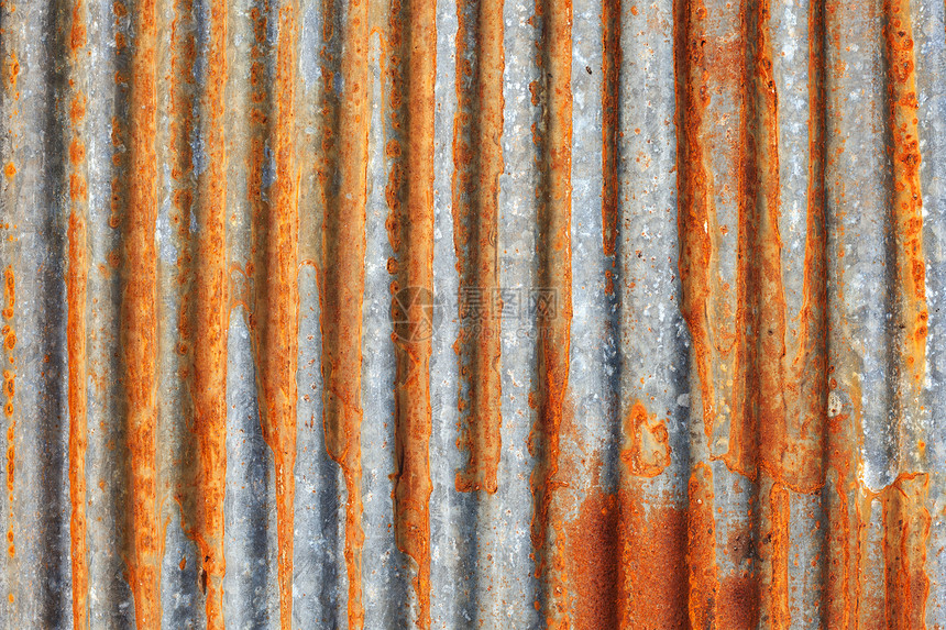 锈金属质体橙子风化技术栅栏瓦楞墙纸瓷砖建筑学平铺机库图片