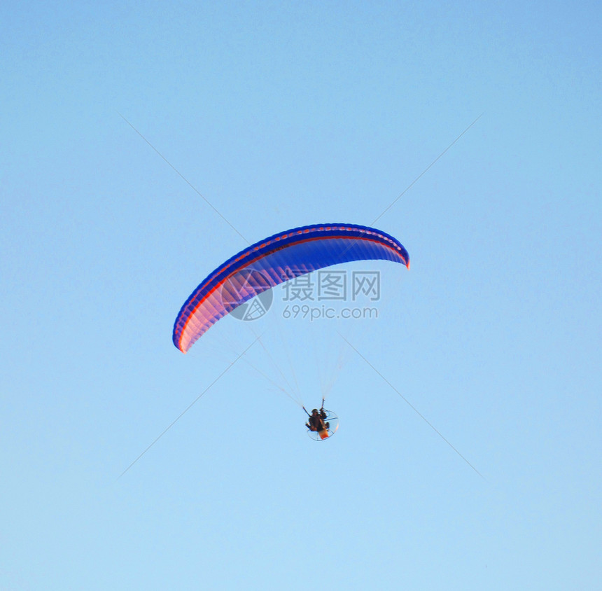 降落伞运动空气爱好图片