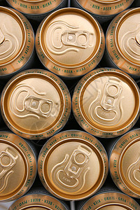 啤酒金属反射食物苏打包装工厂商品罐装空白挫败背景图片