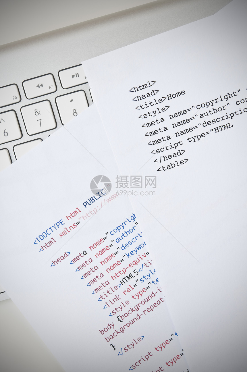 HTML 编程格式文档软件网络程序电脑标签网页代码键盘图片