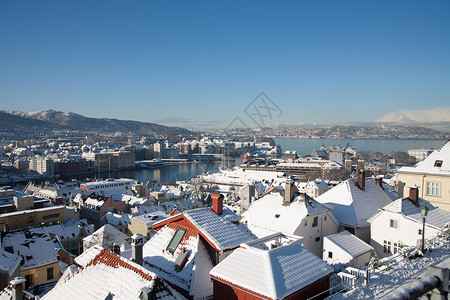 照片来自挪威卑尔根文化游客目的地港口天空旅游背景图片