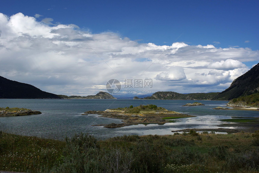 阿根廷景观 阿根廷沼泽海洋风景群岛海岸荒野图片