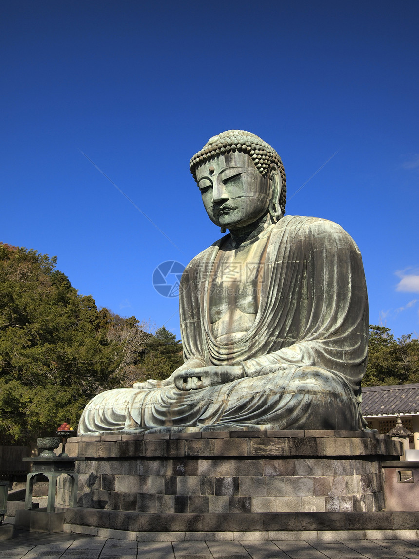 日本巨型大佛像 代布津宗教投掷蓝色文化观光寺庙金属神道旅行吸引力图片