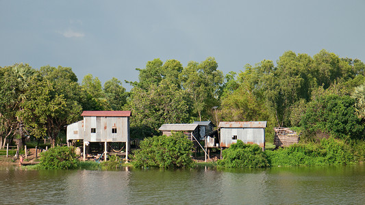 柬埔寨河岸农户协会高清图片