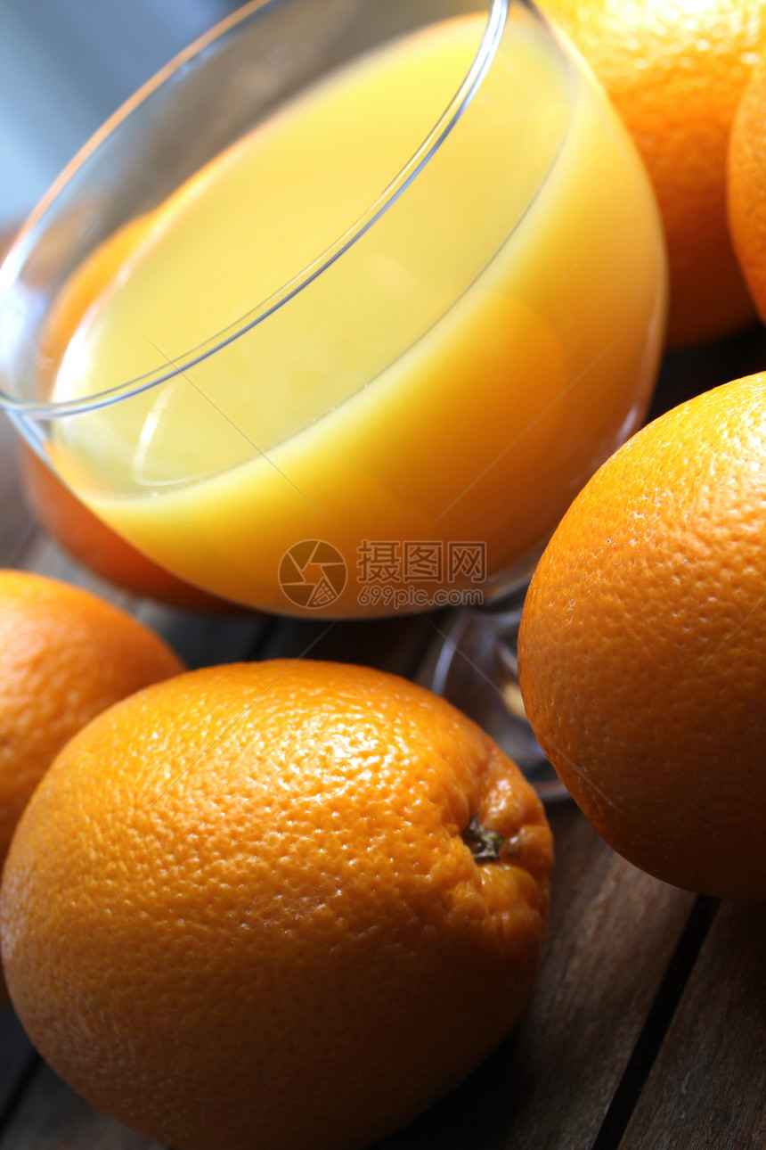 新鲜橙汁水果市场果汁饮料投手食物液体产品玻璃水壶图片