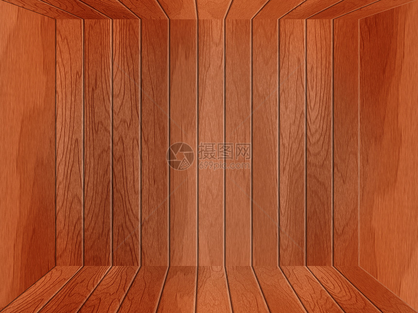 空木木房 以石板风格地面空白房间木头黑色棕色图片