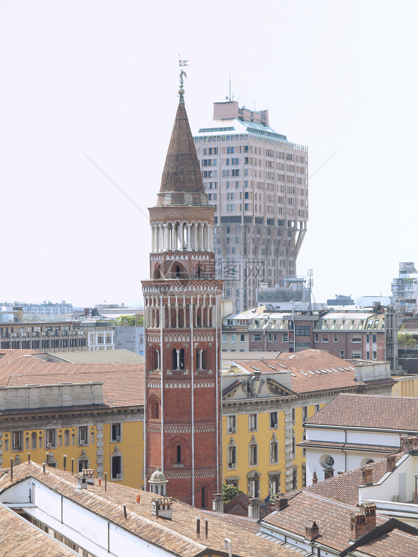 意大利米兰建筑纪念碑天际大教堂建筑学联盟景观地标城市中心图片