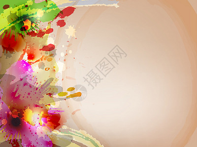 水彩斑点绘画水墨艺术背景图片