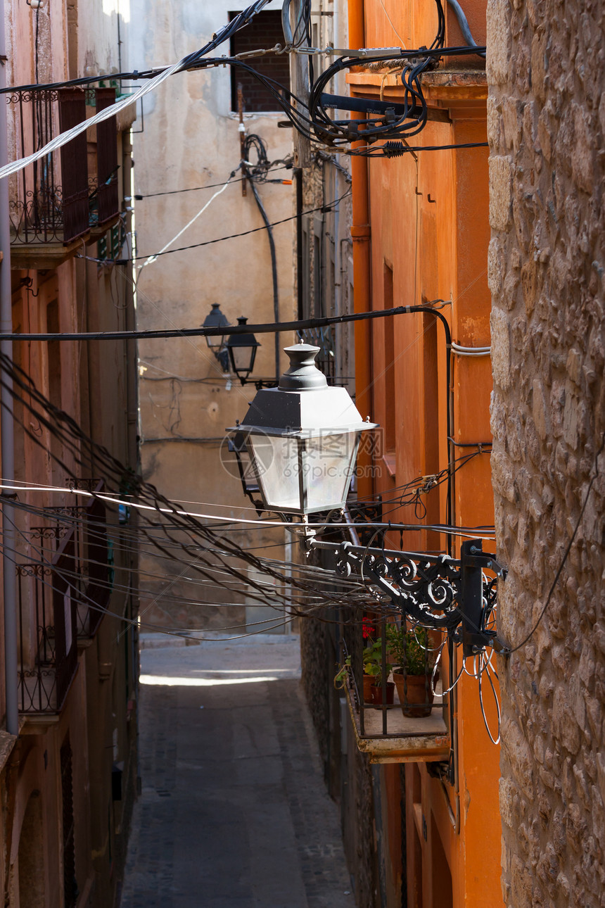 西班牙一个真实村落的小巷小巷图片